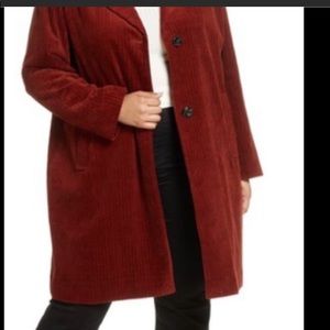 Sam Edelman burnt orange trench Corduroy jacket size medium
